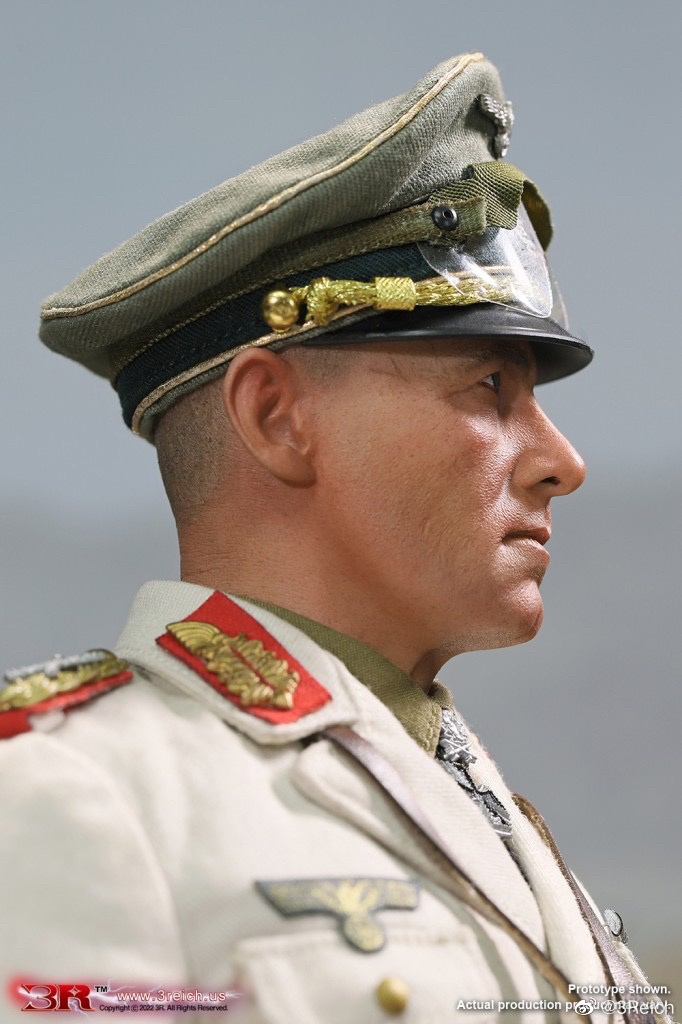 帯付き BELLZLLEB 1st　DEAD END ROMMEL COLOR 1/6 DID/3R GM651 Field Marshal Erwin Rommel (North Africa